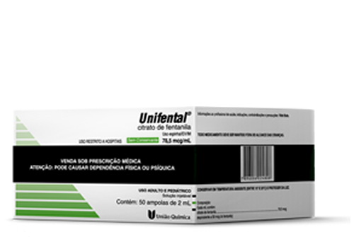 Unifental Citrato Fentanila 78,5mcg/Ml 50amp UNIÃO QUÍMICA